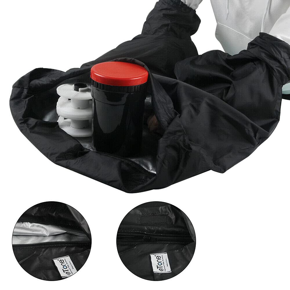 Kit di sviluppo per camera nera, trattamento di film 120 127 126 negativo 10xlente d'ingrandimento a piedi, ingrandimento 4 bande di 3 negativi 6x6 cm, compatta vasca di sviluppo per le 2 pellicole