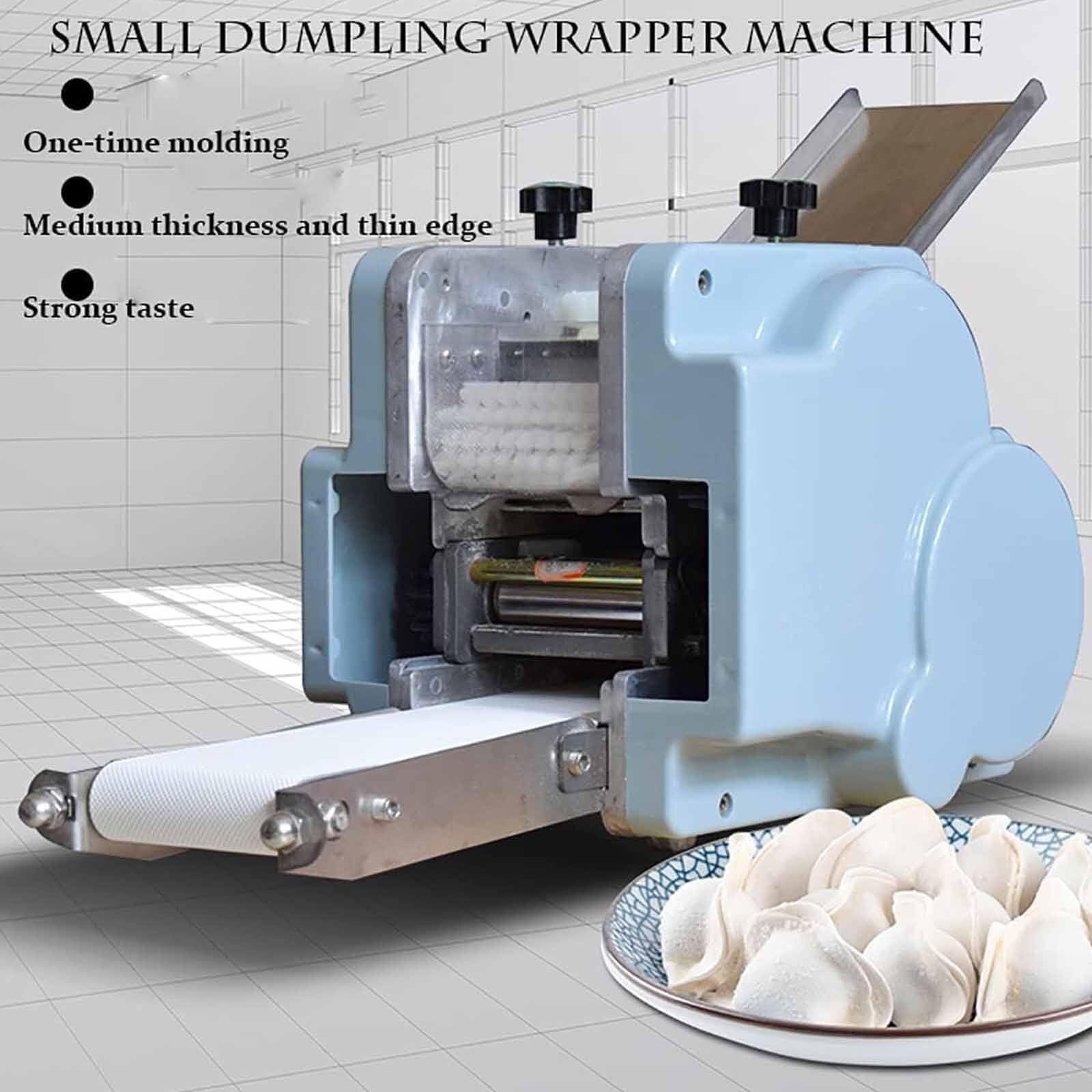 Maszyna do produkcji Wonton Pi Automatyczna maszyna do owijania pierogów Gyoza Skin Commercial/Home, 140wwielofunkcyjna elektryczna maszyna do skórowania pierogów (Dumplingwrappermold)