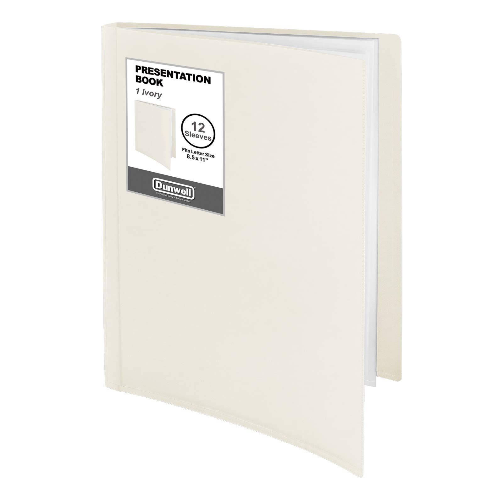 Buy Dunwell 12Pocket Portfolio Presentation Binder (White, 1 Pack