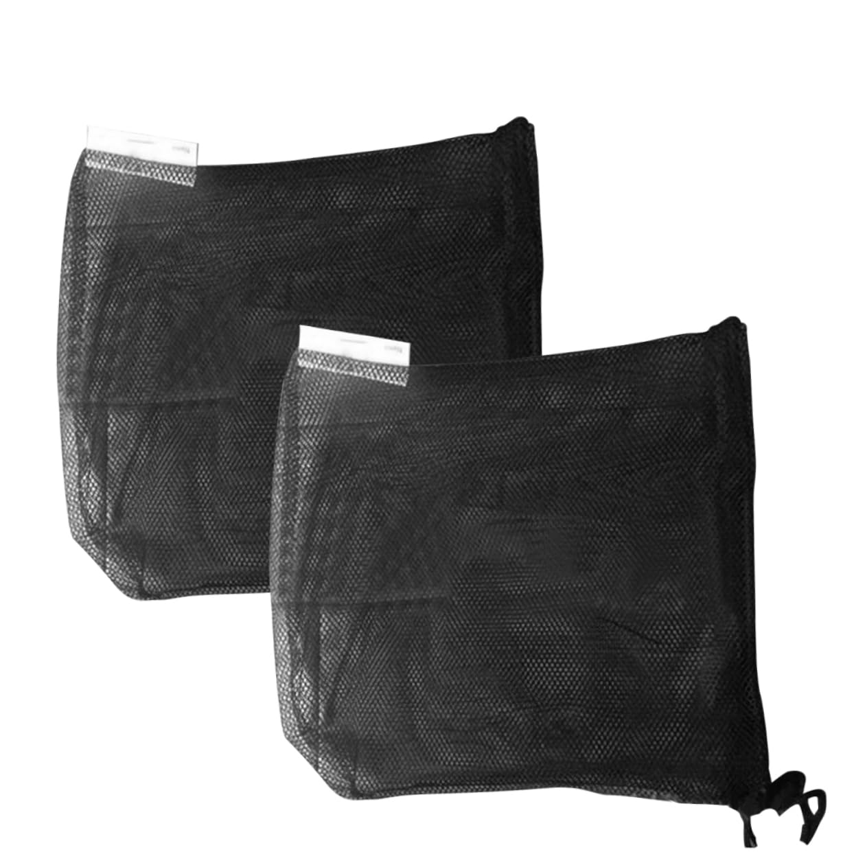 BESPORTBLE Mesh Drawstring Pockets Set of 2 Net Bags for Rv Storage Sports Gear Beach Sundries Lightweight