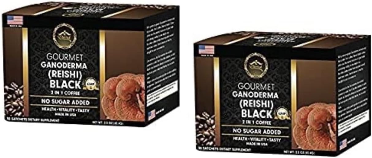 Eternal Spirit Beauty Asian Black Coffee Singles, 30 Packets (0.07 oz) – Instant Black Coffee, Bold Roast Flavor, Travel-Friendly Single Serve Sachets, 2 Pack (60 Packets)