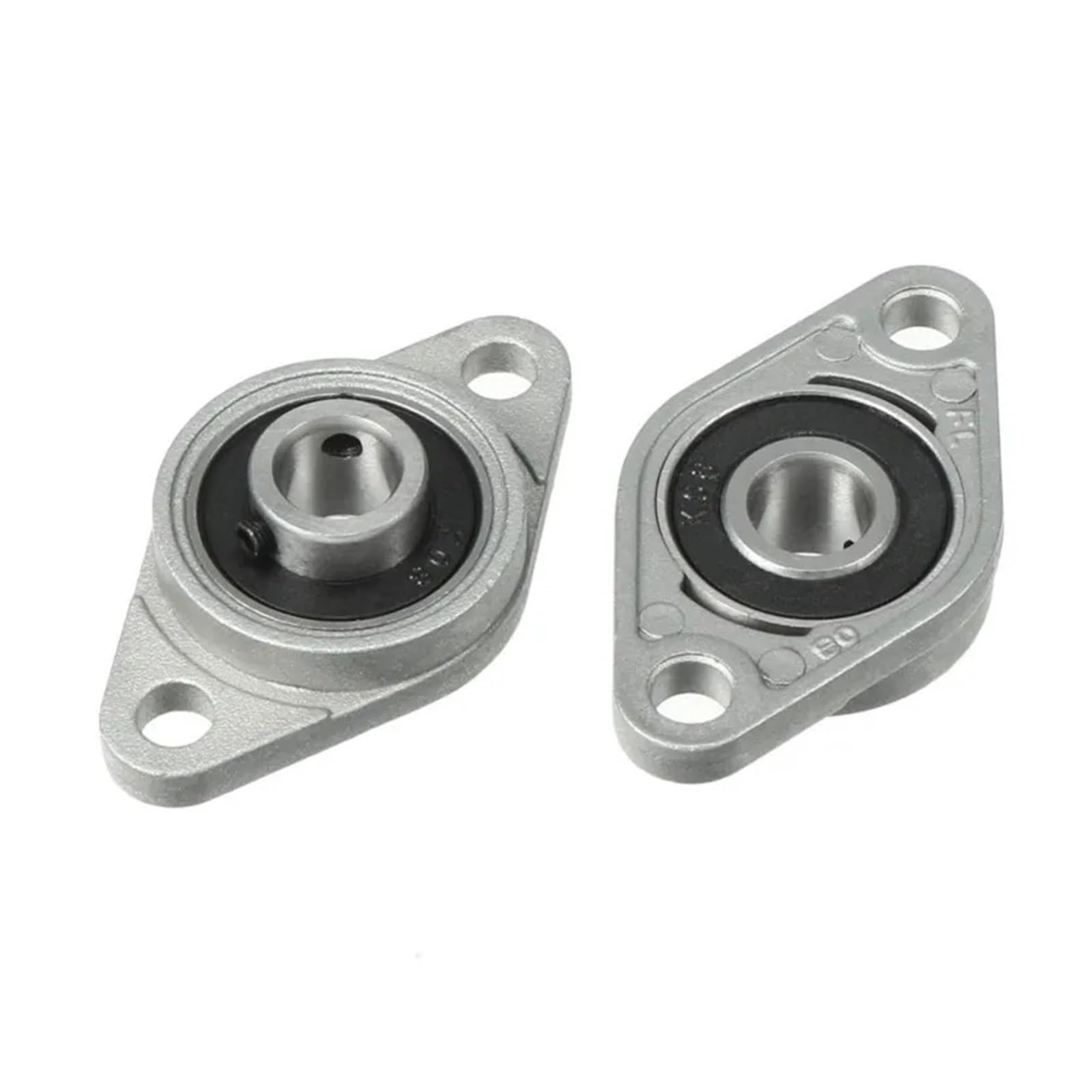 4 Uds KFL08 KFL000 KFL001 KFL002 KFL003 KFL004 KFL005 8 12mm bloque de almohada rodamiento de diamante inserto de aleación de Zinc eje de rodamiento lineal(KFL005 25MM)