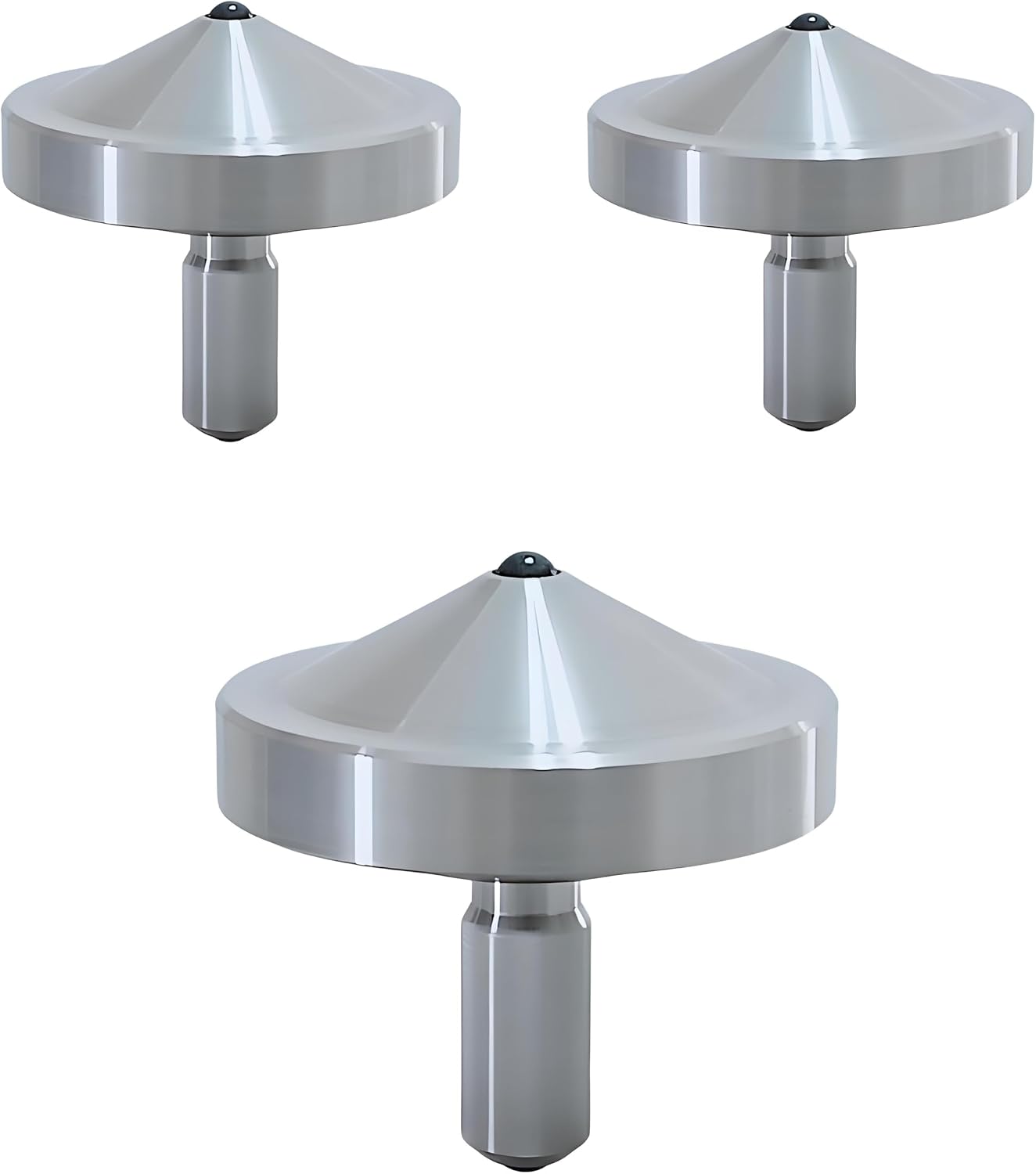 Stainless Steel Spinning Gyro, 5-11 Minutes, Dual Ball Bearings,Long-Lasting Spin for Adults to Relieve Stress, CNC Machined, Great Time Killer,Stress-Relief Toy. (Double Head Rotation)