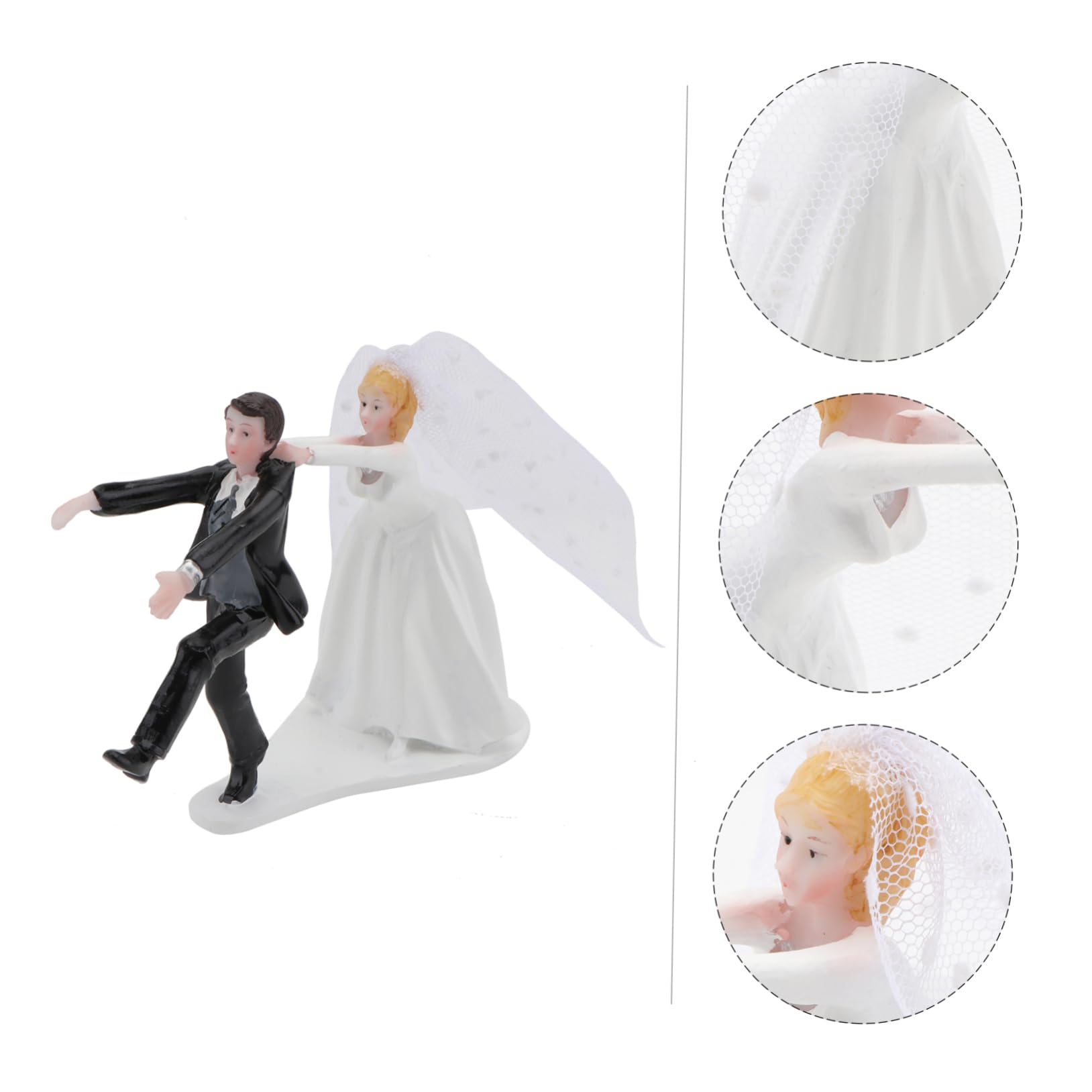 ABOOFAN Lot De 2 Décorations De Gâteau pour Fête De Mariage Décoration De Bureau Fournitures De Fête De Mariage
