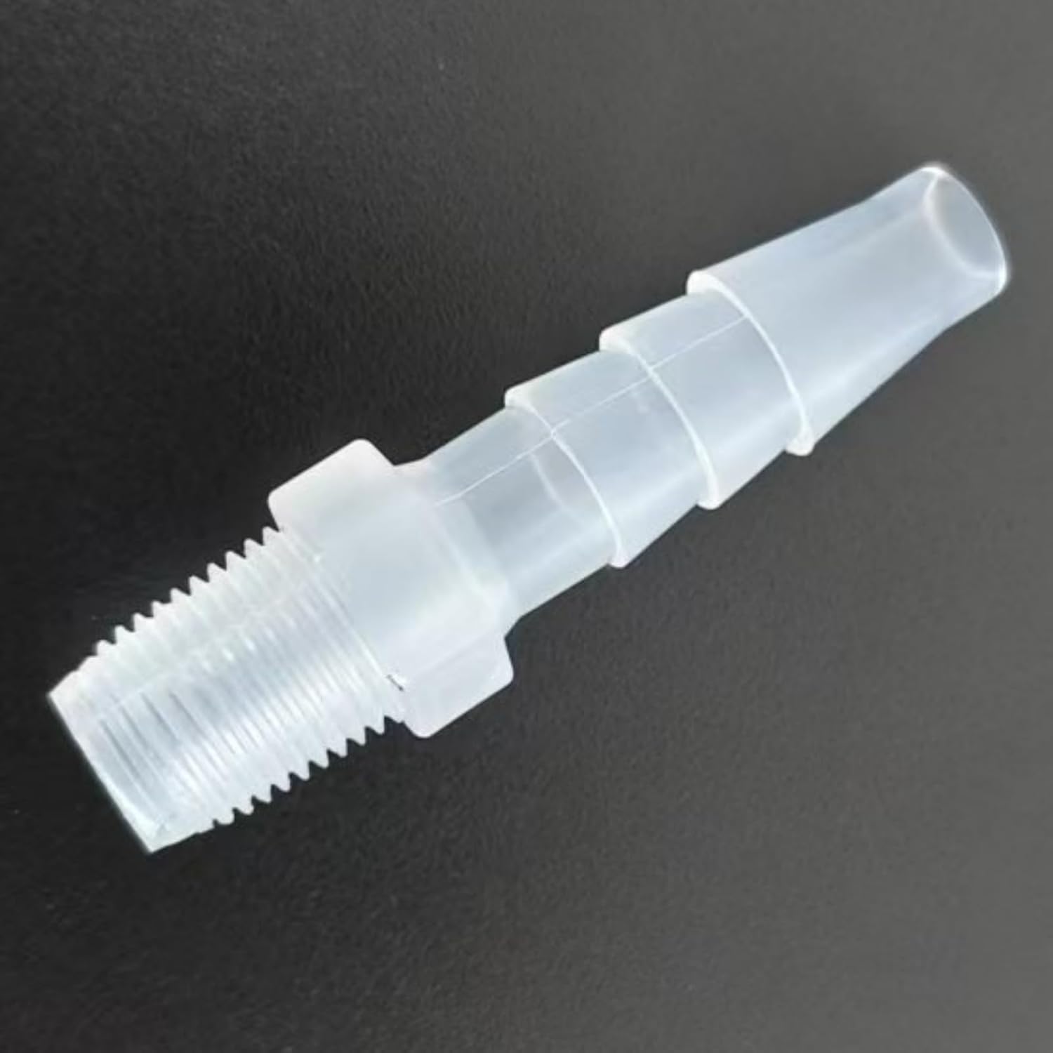 PP 1/8G Male Threaded to Barbed Fittings 1/4'' Plastic Pagoda Barbed Hose Connector Pipe Fitting Tube Joint for Aquariums Gardens Home Use and Hydraulic Connections 100 Pack