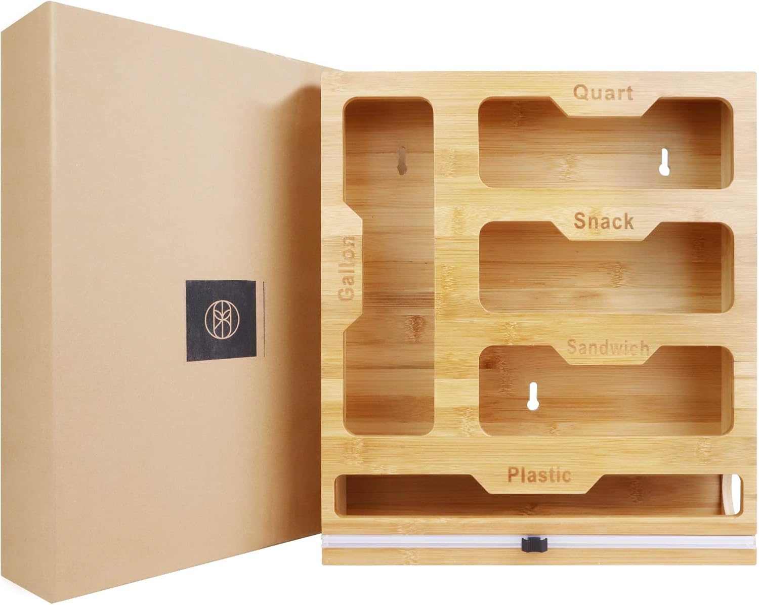 Ziplock Plastic Bag Organizer + Compatible with Ziploc