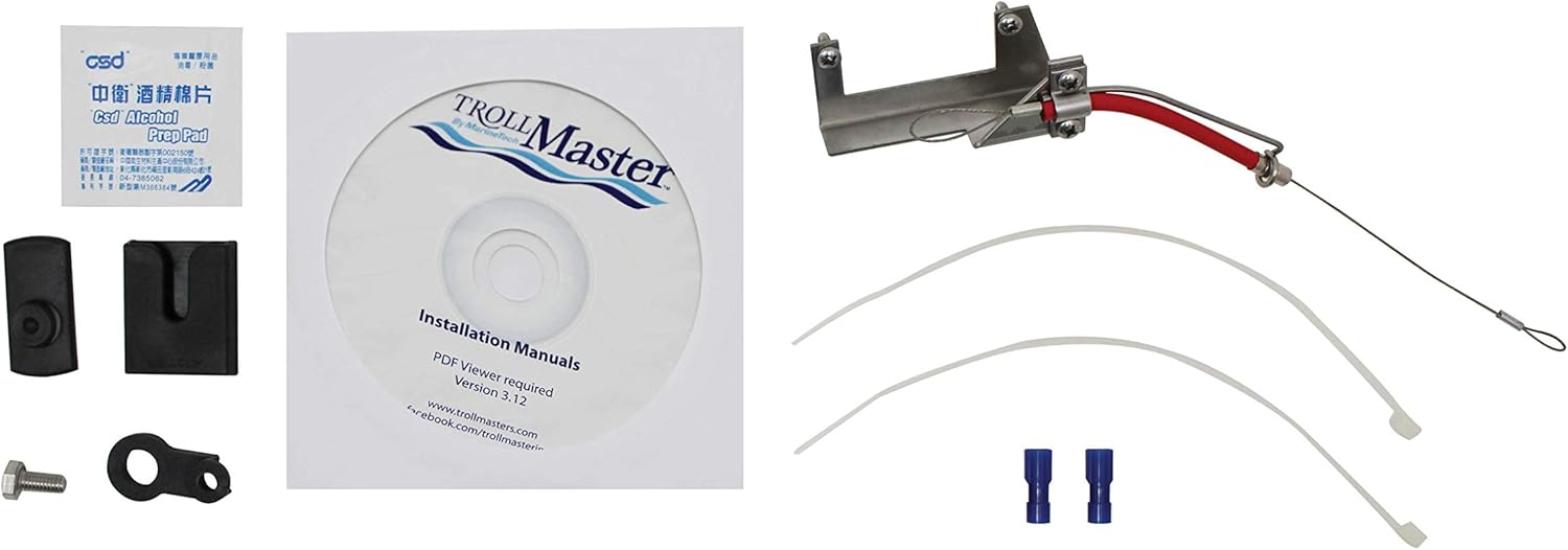 TrollMaster TM206HWKIT PRO3 Plus Hardware Kit (Fits Select Yamaha 6, 8 and 9.9 HP (1999-Present)), 1 Pack