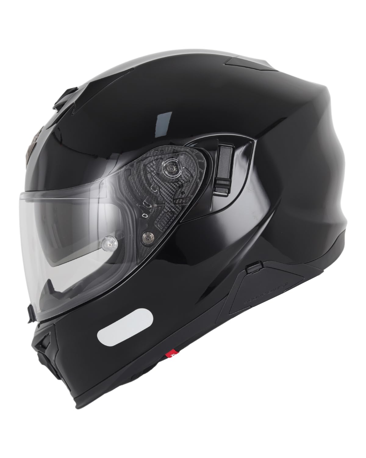 Visière Compatible avec Scorpion Exo 520-1400 - 391 - R1 Air (Transparent) | KDF16-1 convient également aux variantes Carbon, Evo, Evo II, Smart, compatible avec lentille antibuée d'origine