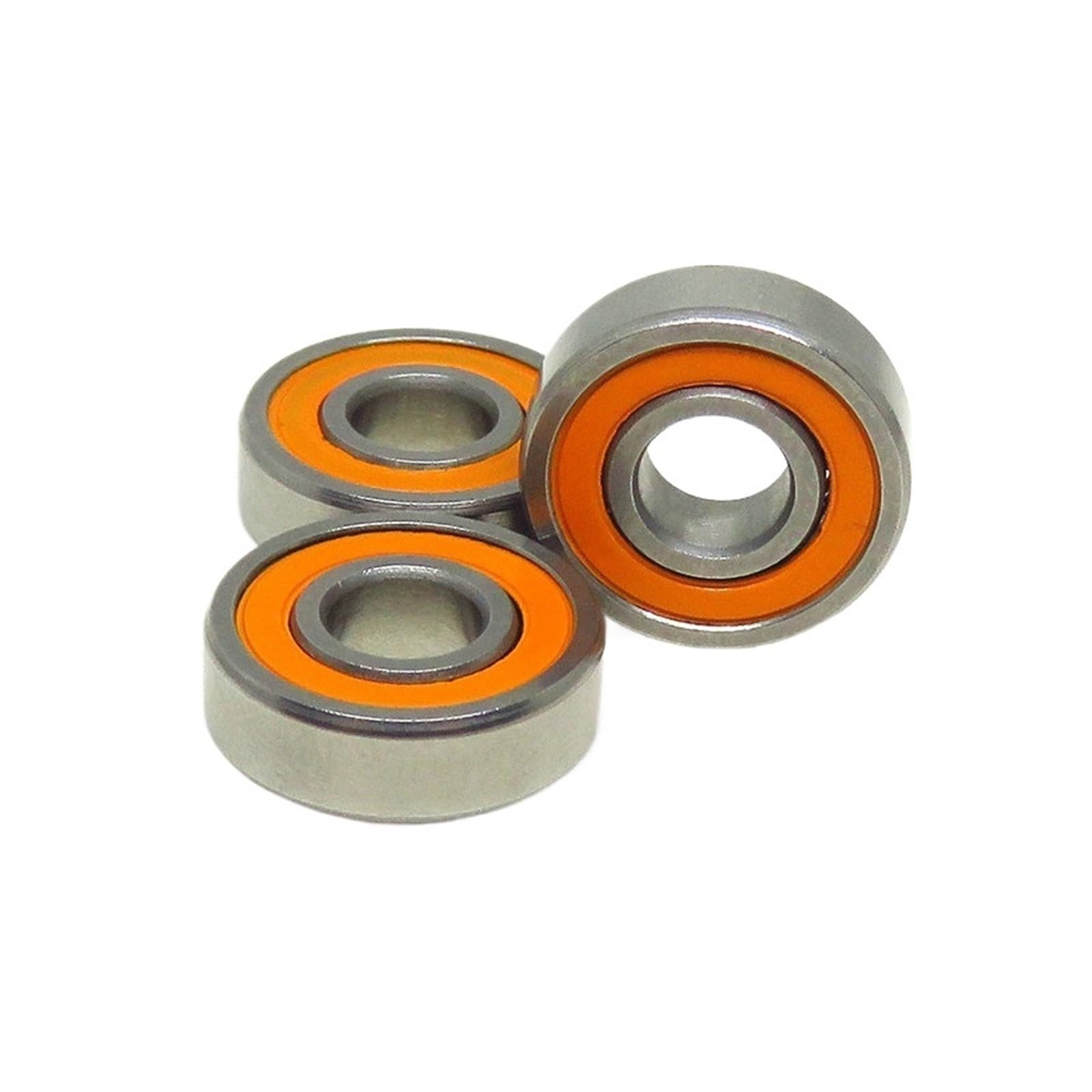 NOBIRTBSA 10 Pieces 5x13x4 S695C 2OS ABEC7 Hybrid Ceramic Bearing S695 2RS RS 5 * 13 * 4 rc car and Ree Stainless Steel Ceramic Ball Bearing