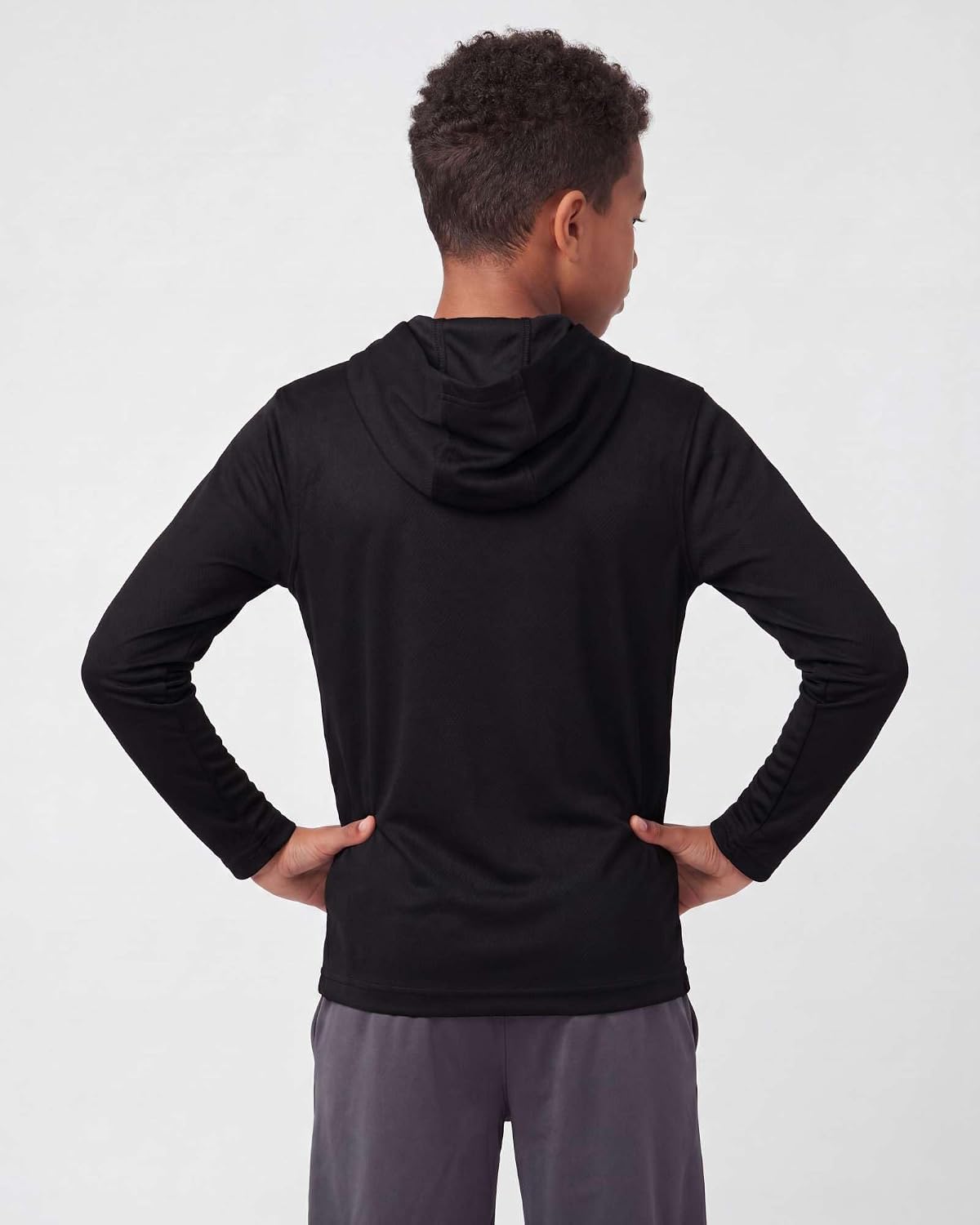 Real Essentials 3 Pack: Boys Hoodies – Youth Mesh Long Sleeve Sweatshirts with Pocket for Kids & Teens