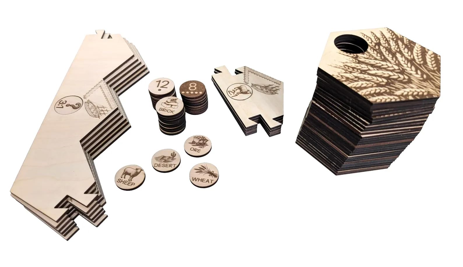 Amazon.com: Custom Designed Natural Wood Board | Compatible with