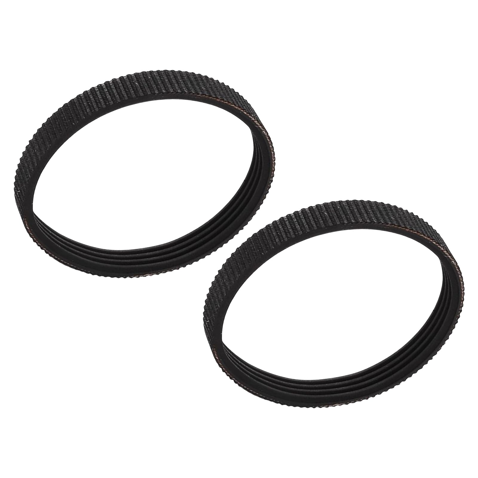 2Pieces Planer Driver Belt for 1900B BKP180 Enhances Durability Black/Set Belts Driver Belt