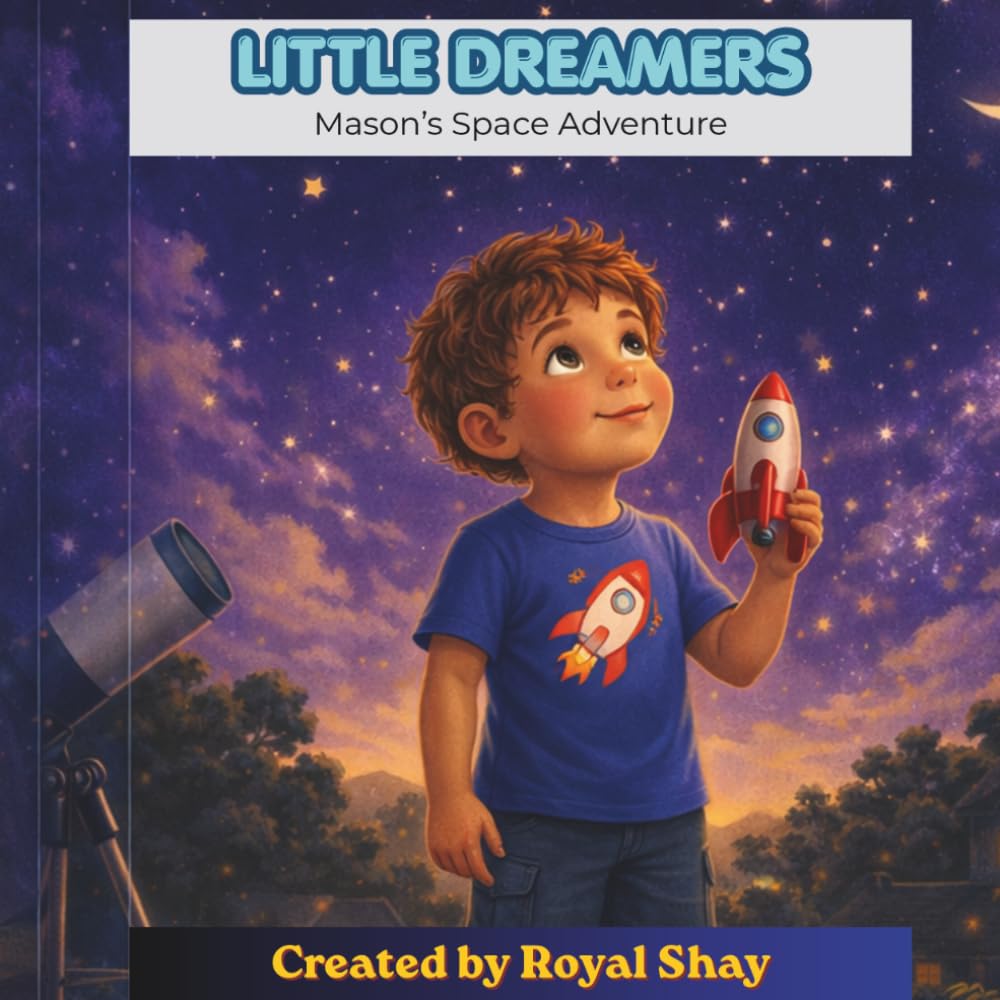 LITTLE DREAMERS Mason's Space Adventure: A Space Adventure Story for Curious Kids Who Dream Big