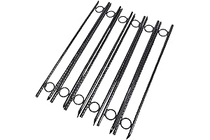 12-Pack of 3/8" x 18" Rebar Stakes for Outdoor Securing
