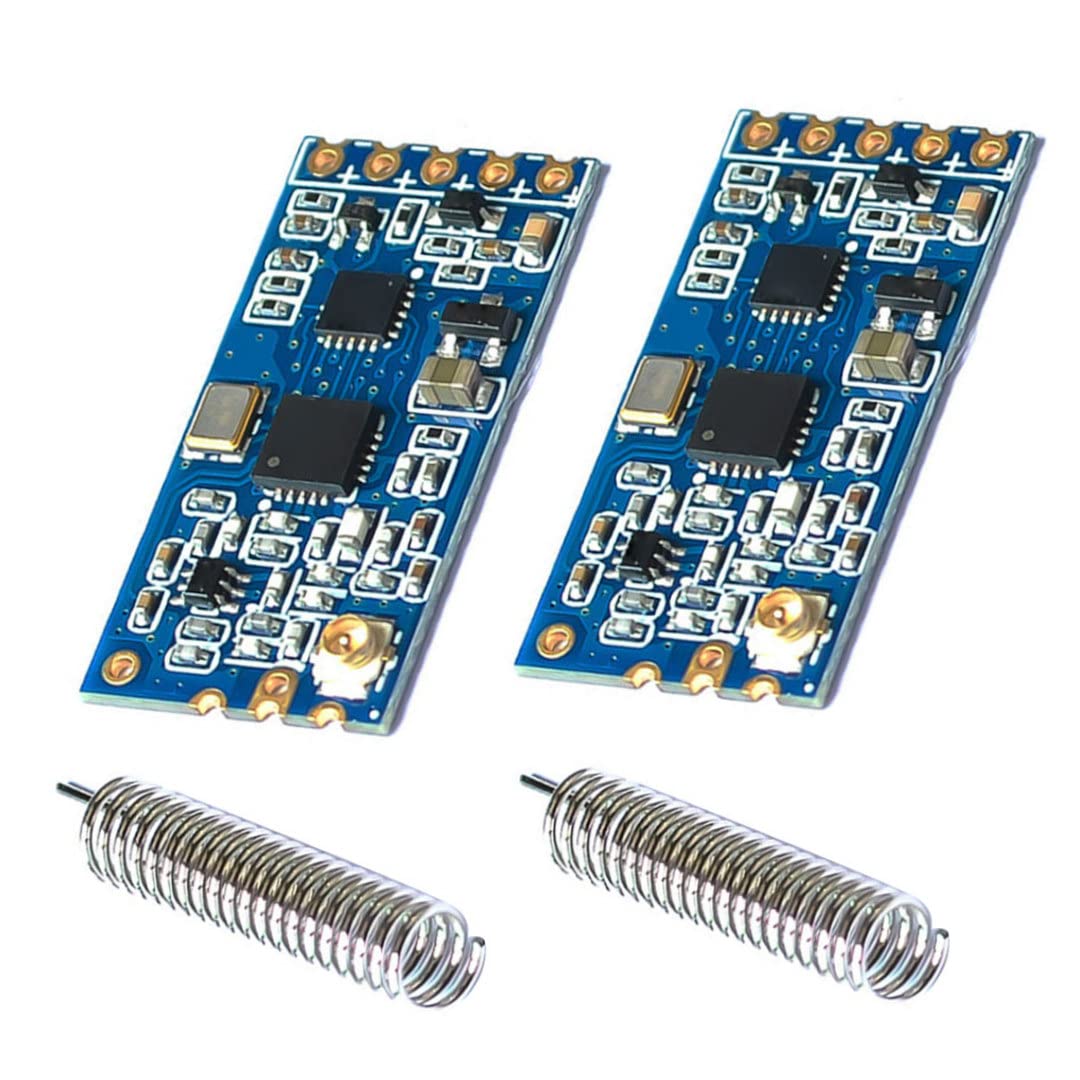2PCS Module de Port série sans Fil 433MHz HC-12 SI4463 SI4438 1000m Transmission DE Distance