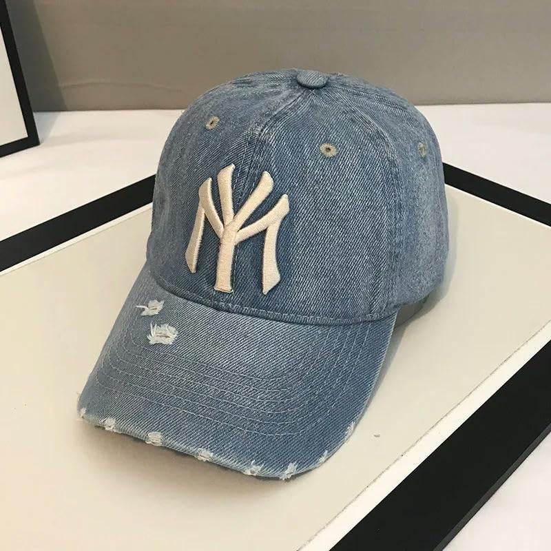 Gorra baseball vintage unisex ajuste único azul claro miniatura 5