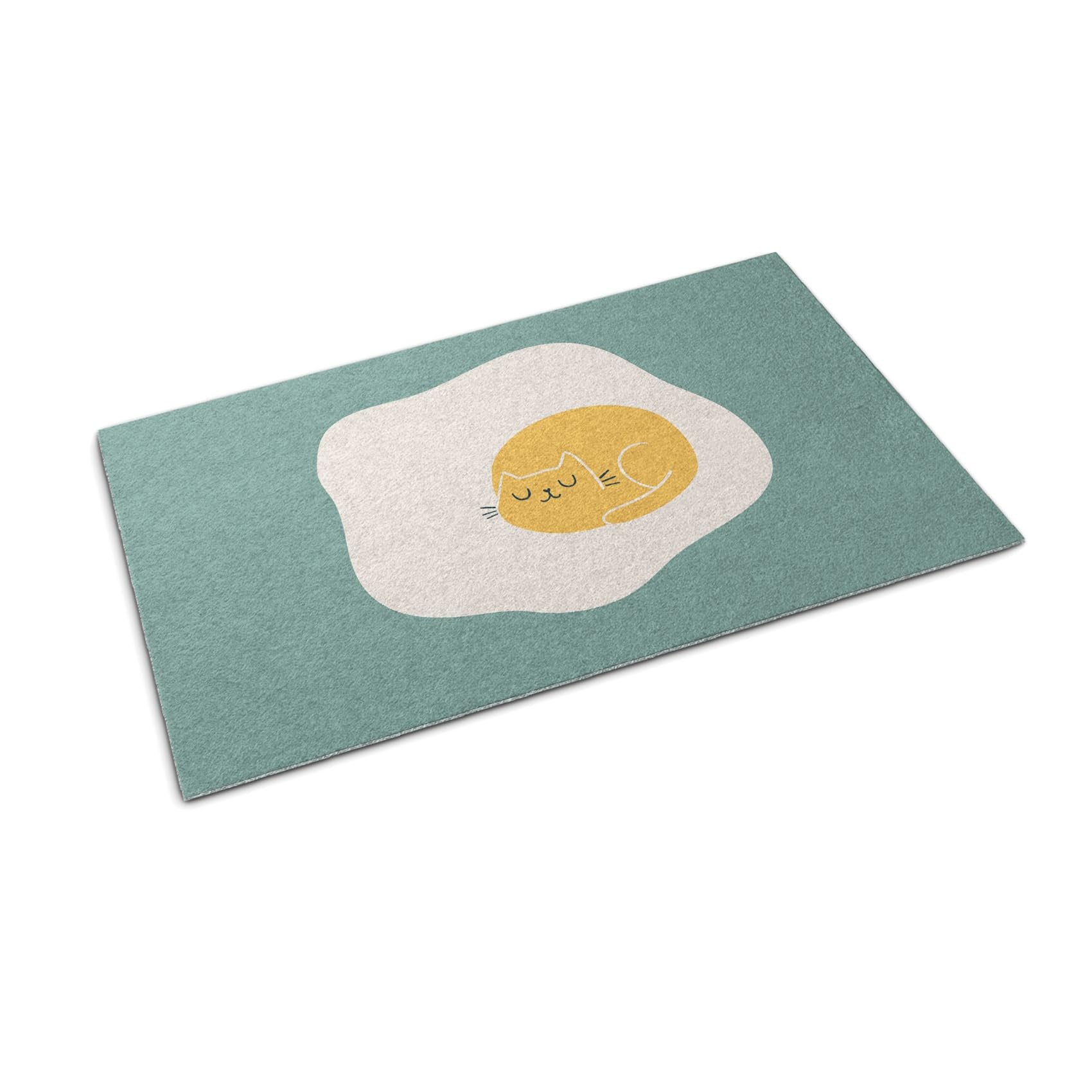 Paillasson résistant aux intempéries Tulup 150x100 cm antidérapant motif chat