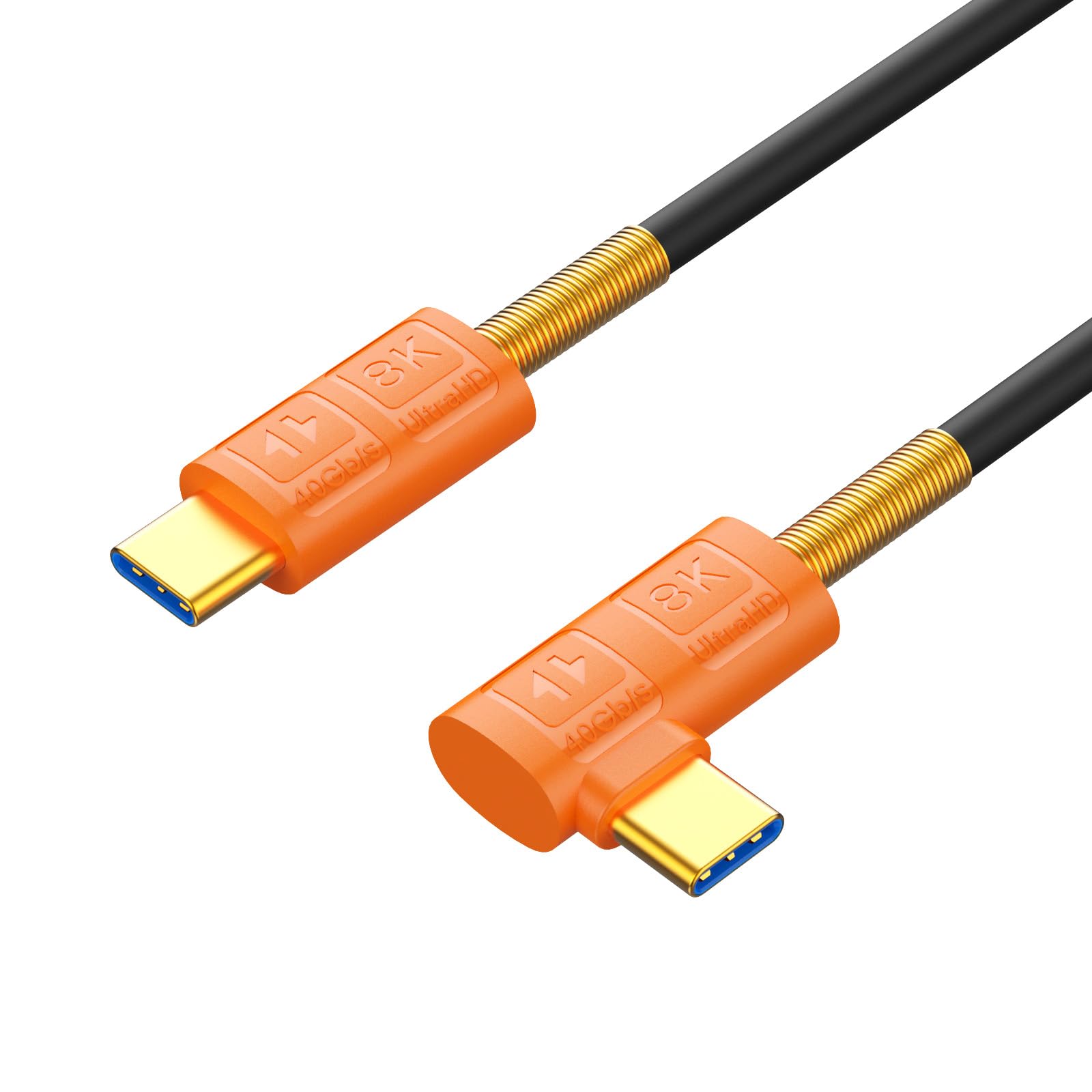 Amazon.co.jp: Duttek L字型 240W USB C Thunderbolt 4/3充電ケーブル