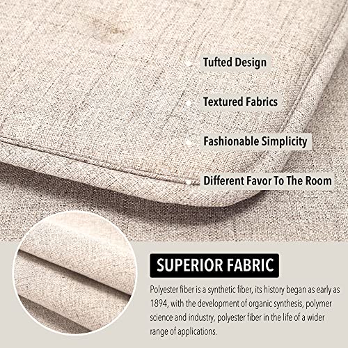 Tromlycs Dining Room Chair Cushions Set Of 4 For Dining Kitchen Chairs Pads Seat Cushions Indoor Non Slip U Shaped 17 X 16 Inch Linen #TOP3