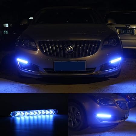 Amazon Useka ハイエース0系 プリウス50系 N Box アルファード ヴェルファイア マークｘ レクサス 三菱 シビック フィットgk Gp C Hr ヴェゼル クラウン210系 ヘッドライト フテールランプォグランプ デイライト Drl 自動車 汎用パーツ デイタイムランニングライト