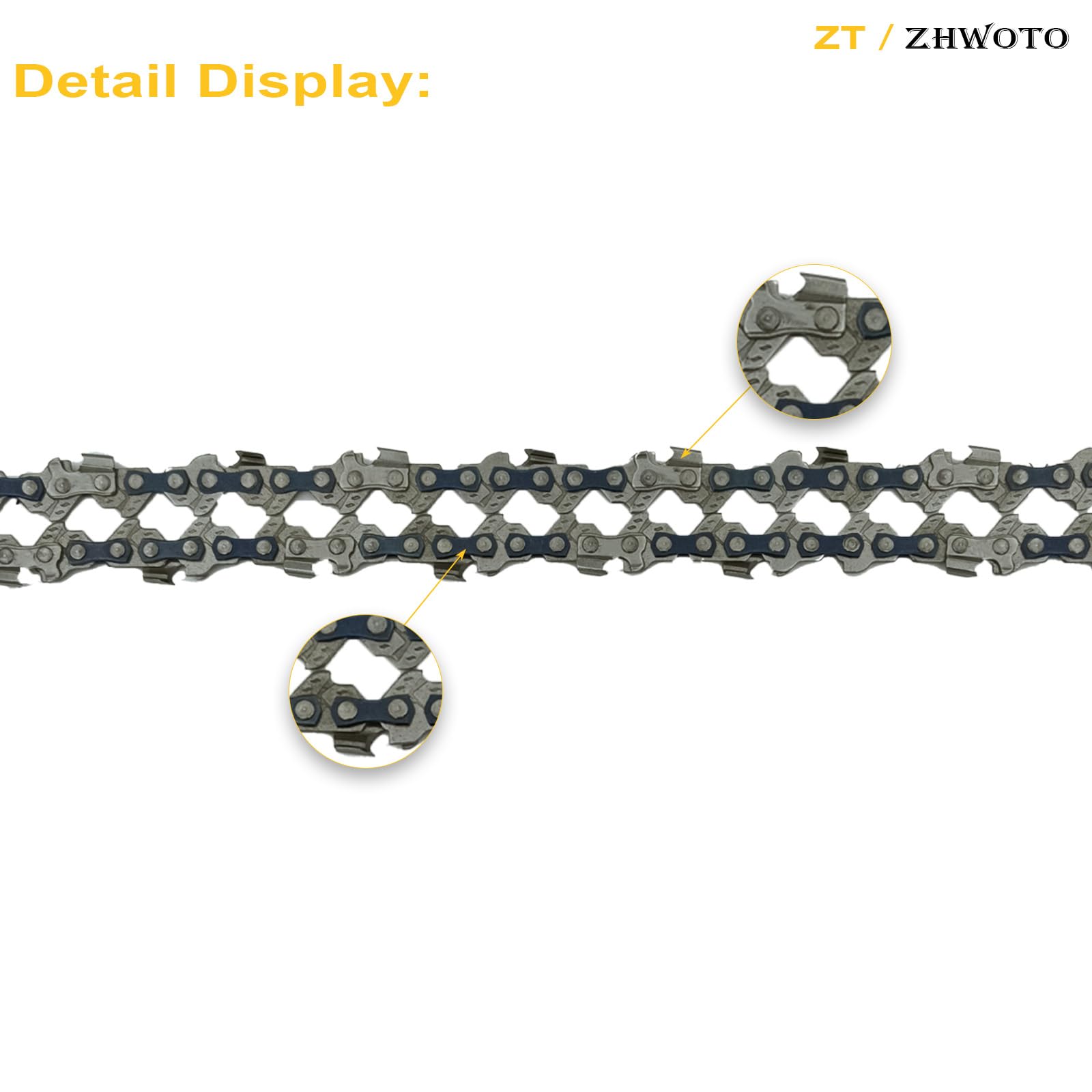 3 cadenas de repuesto de 6 pulgadas para Makita XCU14 - T-05907/cadena de motosierra de 6 pulgadas para KOBALT KMCS 1024A-03