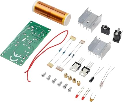 15W for mini for tesla Coil Plasma Speaker DIY Electronics Kit, DC 15-24V High for frequency Arcing Module for Wireless Music Playback and Fluorescent Lamp Lighting