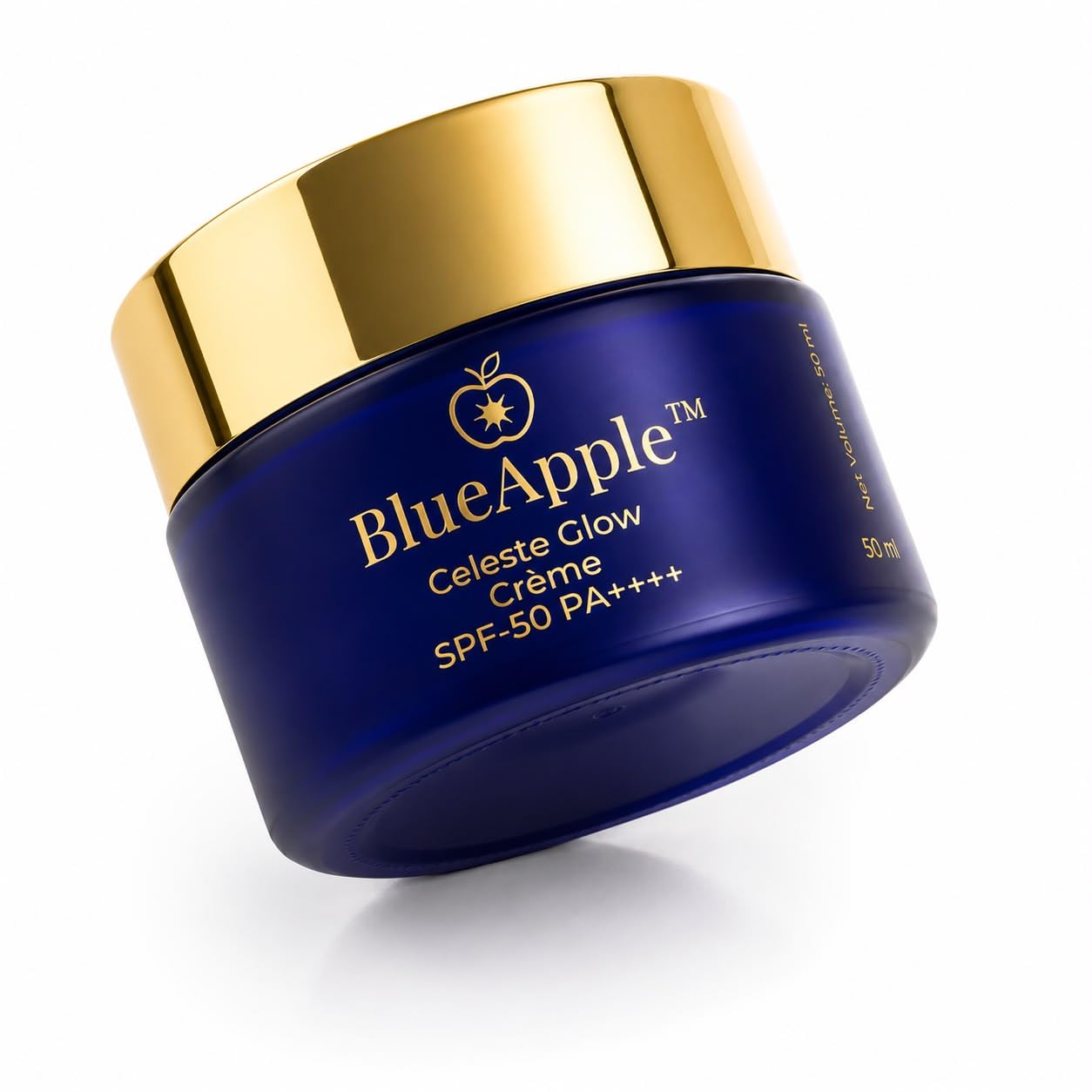 BlueApple Celeste Glow SPF 50 PA++++ Luxury Sunscreen Cream | Broad Spectrum UVA/UVB Protection | Oxybenzone & Avobenzone Free | With Niacinamide, Ceramide III, Hyaluronic Acid, Vitamin E & Licorice | 50 ml-picture-43