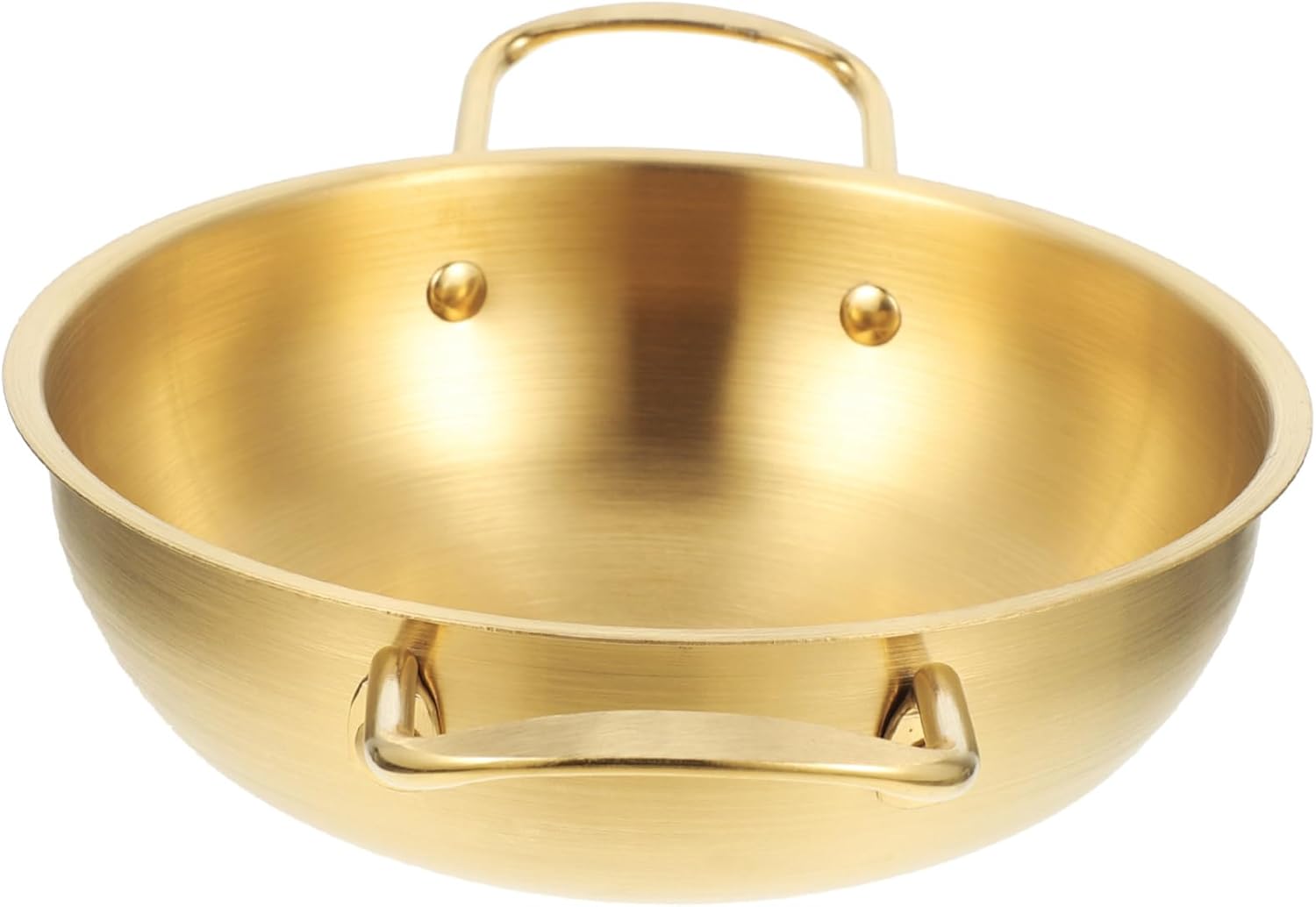 GRIRIW キッチン中華鍋テフロン加工 深めの中華鍋 追い炊きポット  