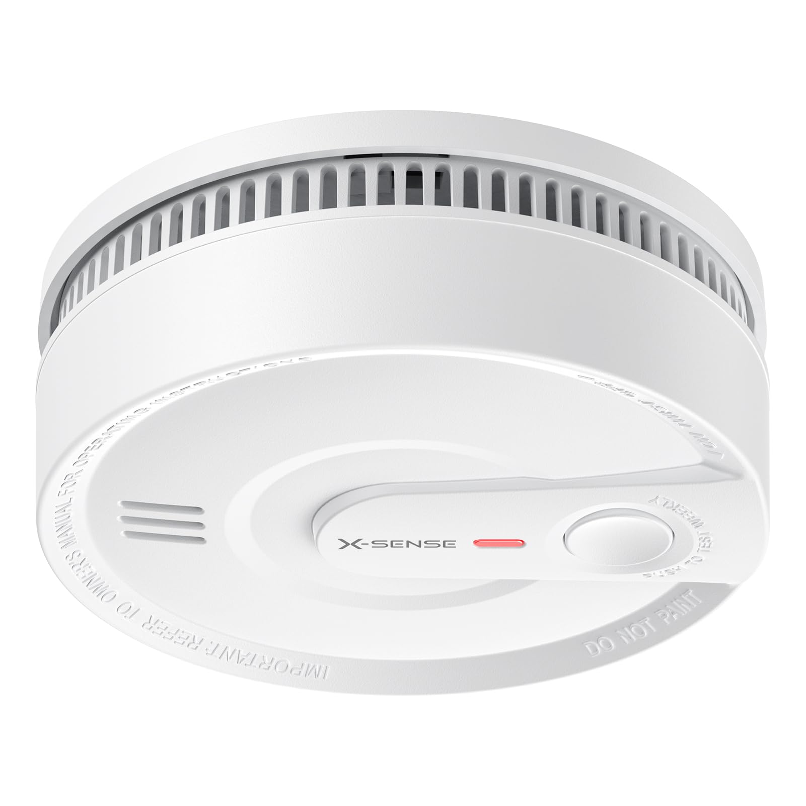 X-Sense Smoke Alarm, 10-Year Battery Fire Alarm Smoke Detector with LED Indicator & Silence Button, SD2K0AX