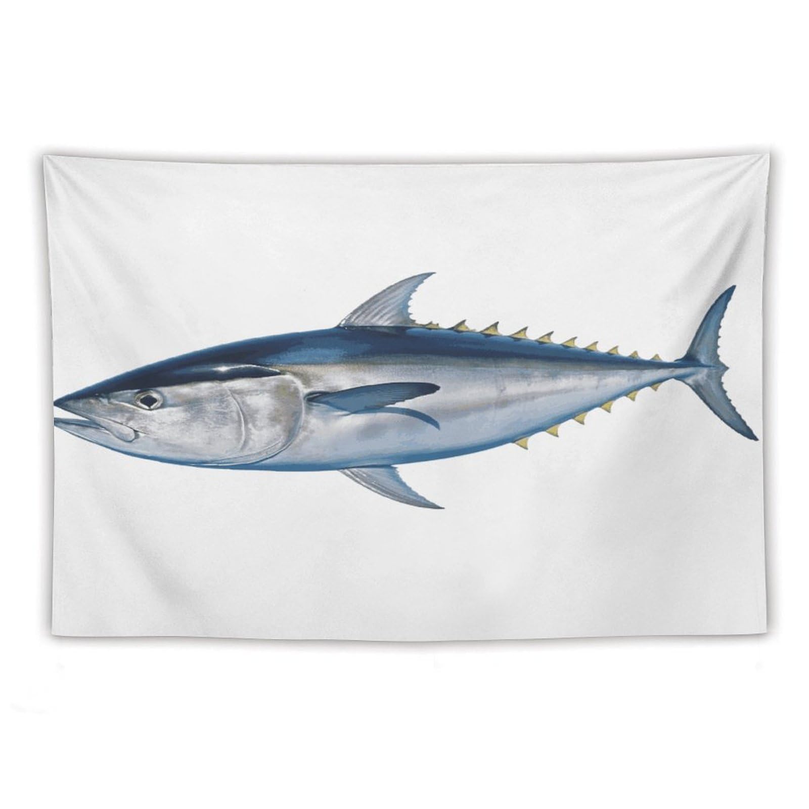LDGSUPH Tuna Thunnus Tapestry Wall Hanging Decor Anti-fading Aesthetic Wall Tapestries Fashion Wall Blanket Decor Modern Wall Art Tapestry for Bedroom Home Decor 60"x90"
