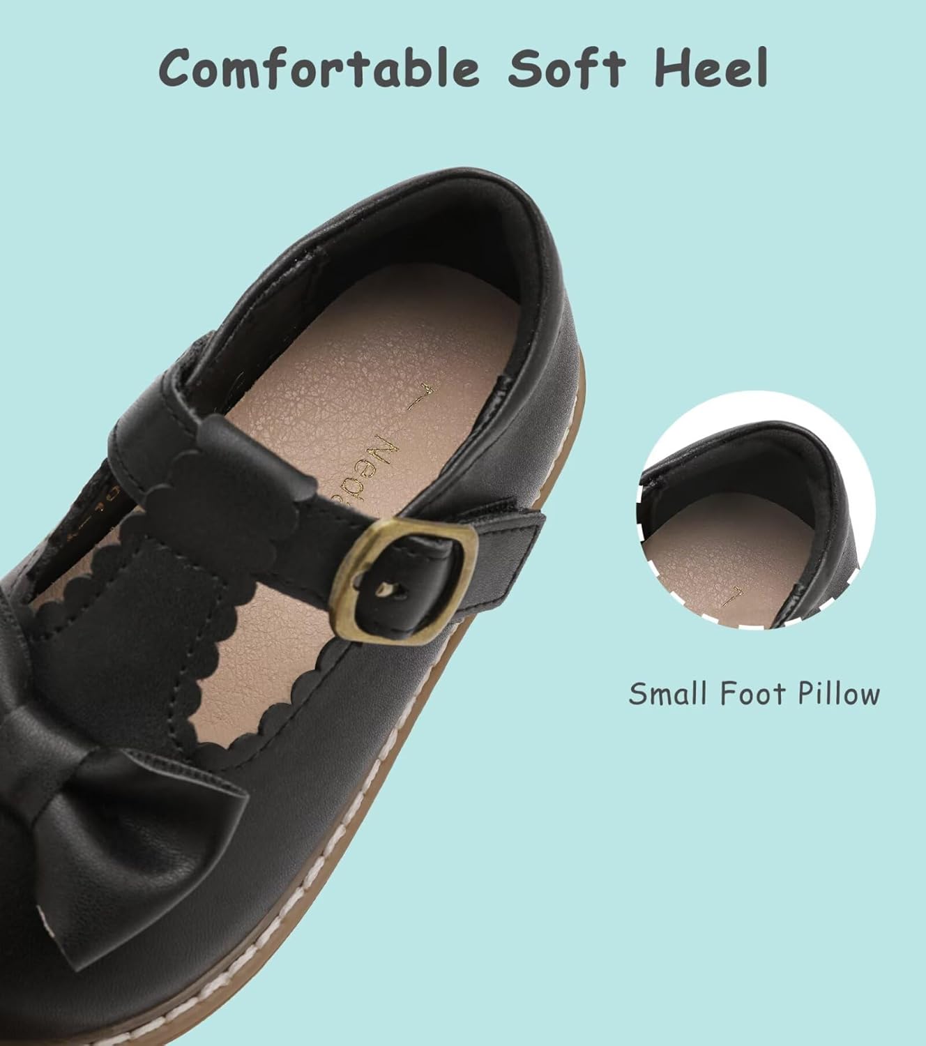 Toddler Girl Mary Jane Dress Shoes-Little Girls School Uniform Shoes - Image 4