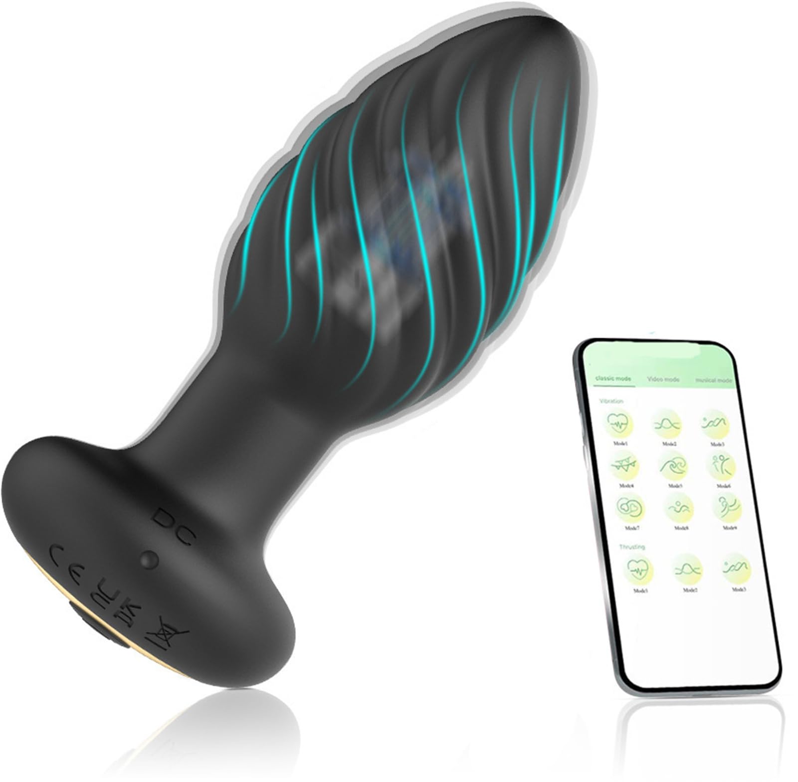 Amazon.com: Bullet Thread Silicone Anal Plug Charging APP Remote Vibration  Backyard Wearable Anal Plug Sex Toy : Health & Household