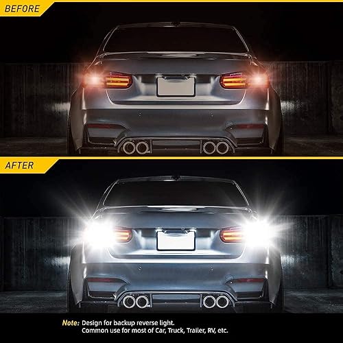Miniatura 8 de D-Lumina 3156 3157 Bombillas LED de marcha atrás, 5600 lúmenes, 21 W, 2 chips CSP SMD, 3056, 3057, 3457, 4157, bombillas LED para luz de marcha