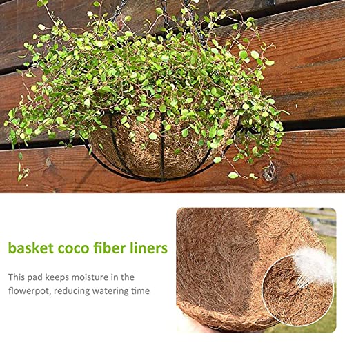 Doans Deep Garden Coco Wandmand Planter, Coco Liner, Kokosvezel mand, Coco Liner trog muur Planter, Opknoping mand Liner… - Image 6