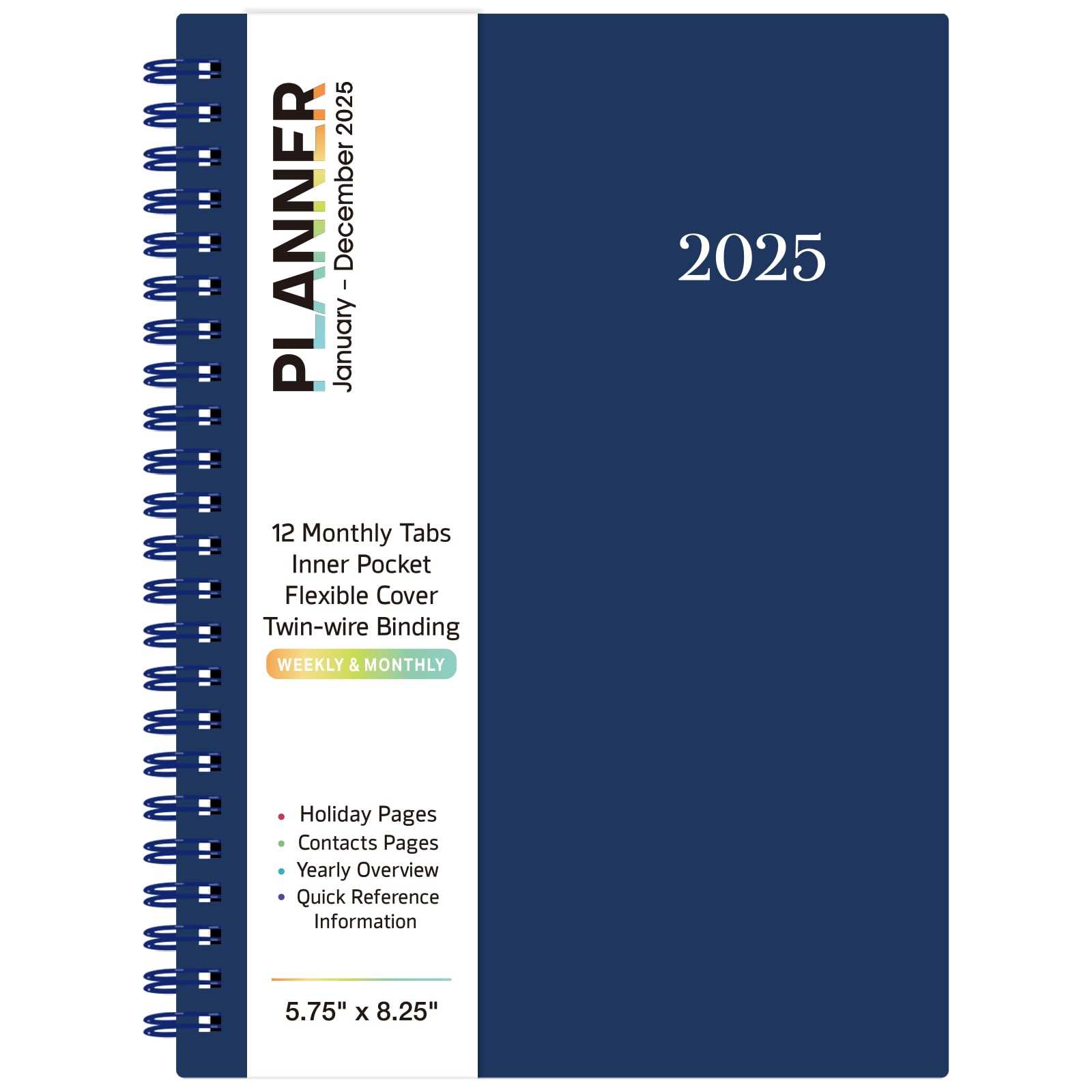 amazon-com-2025-planner-planner-2025-january-2025-december-2025-2025-planner-weekly-and-monthly-with-tabs-2025-calendar-with-flexible-cover-a5-thick-paper-twin-wire-binding-blue-office-products