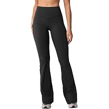 UNISSU Hugcurve No Front Seam High Waisted Flare Leggings for Women Bootcut Yoga Pants Buttery Soft - 29.5/31.5/33.5
