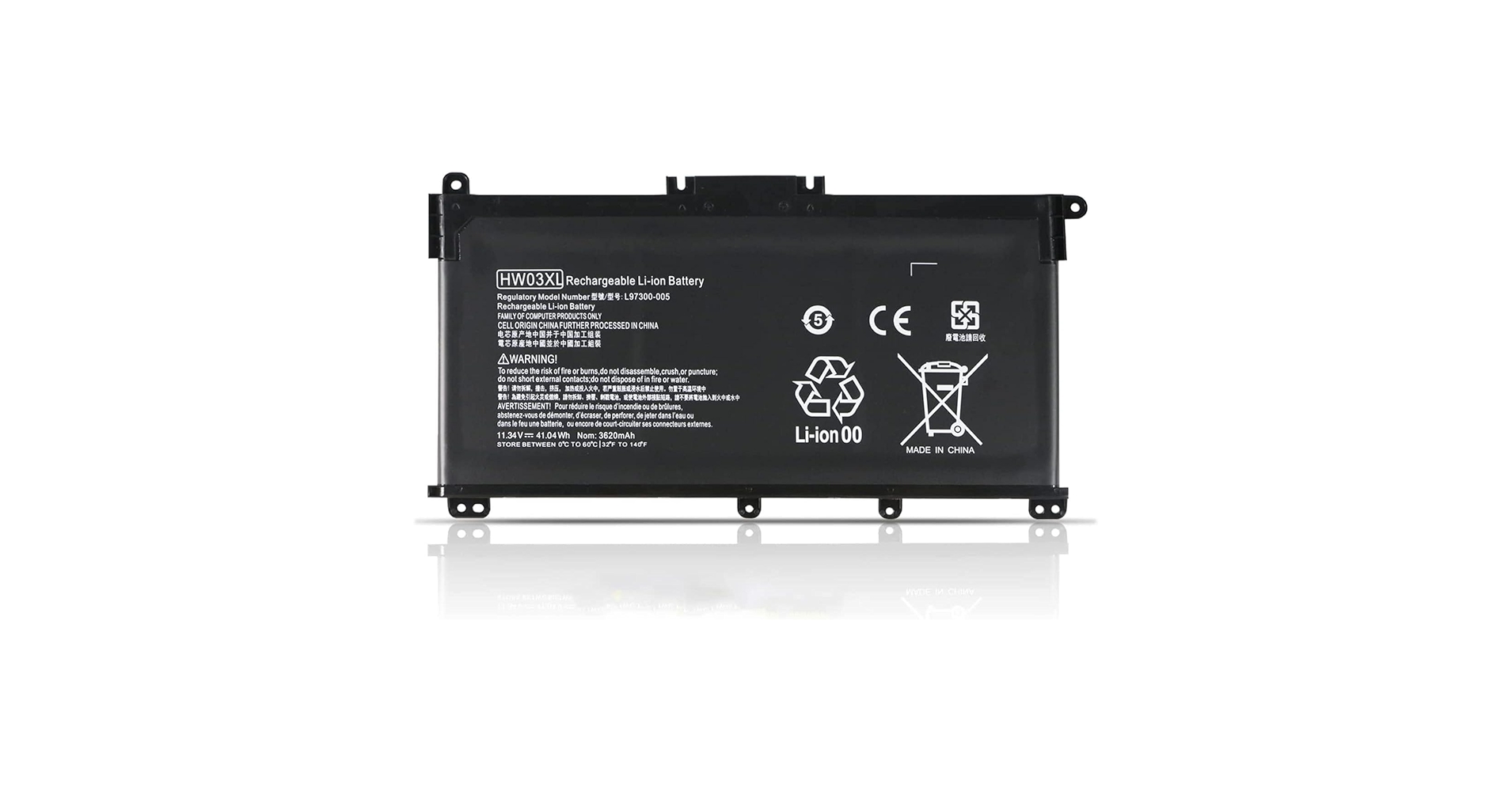 HW03XL HSTNN-IB90 IB9O LB8U L96887-1D1 421 AC1 L97300-005 Laptop Battery Compatible with HP Pavilion 15-eg 15-eg0xxx 15-eg0073cl 15-eg0048nr 15-eg1025cl eg1053cl eg1073cl Series(11.34V 41.04Wh)