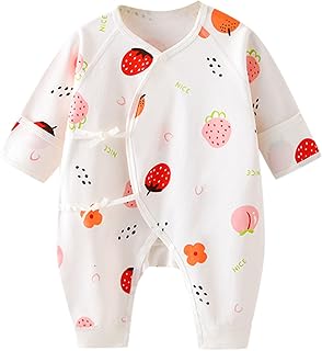 Generic Baby,Clothing,Baby Boys 0-24m,Bodysuits & One-Pieces,Rompers Newborn Infant Baby Boys Girls Cartoon Animals Cotton Romper Long Sleeve Plaid Cute Jumpsuit Outfits Clothes Baby Clothes Zipper