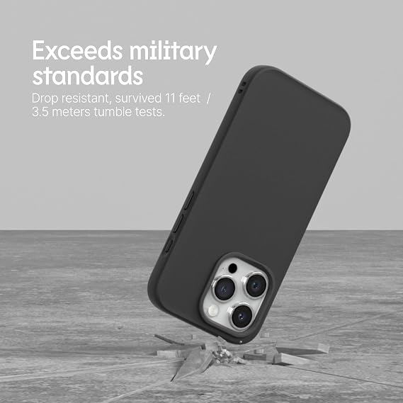 RhinoShield Case Compatible with [iPhone 15 Plus] | SolidSuit - Shock Absorbent Slim Design Protective Cover with Premium Matte Finish 3.5M / 11ft Drop Protection - Bordeaux Red