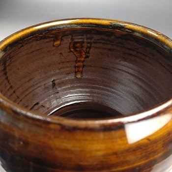 ア188 『高取焼　清水仁　作　水指　共箱』塗蓋　瓢型　茶道具 Amazon.co.jp: ア188 『高取焼 清水仁 作 水指 共箱』塗蓋 瓢型