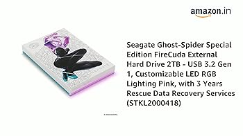 Seagate Ghost-Spider Special Edition FireCuda External Hard