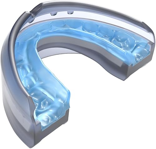 Miniatura 2 de Shock Doctor 4800 Ultra Double Braces Protector bucal para aparatos ortopédicos, protege los dientes superiores e inferiores para fútbol, lacrosse,