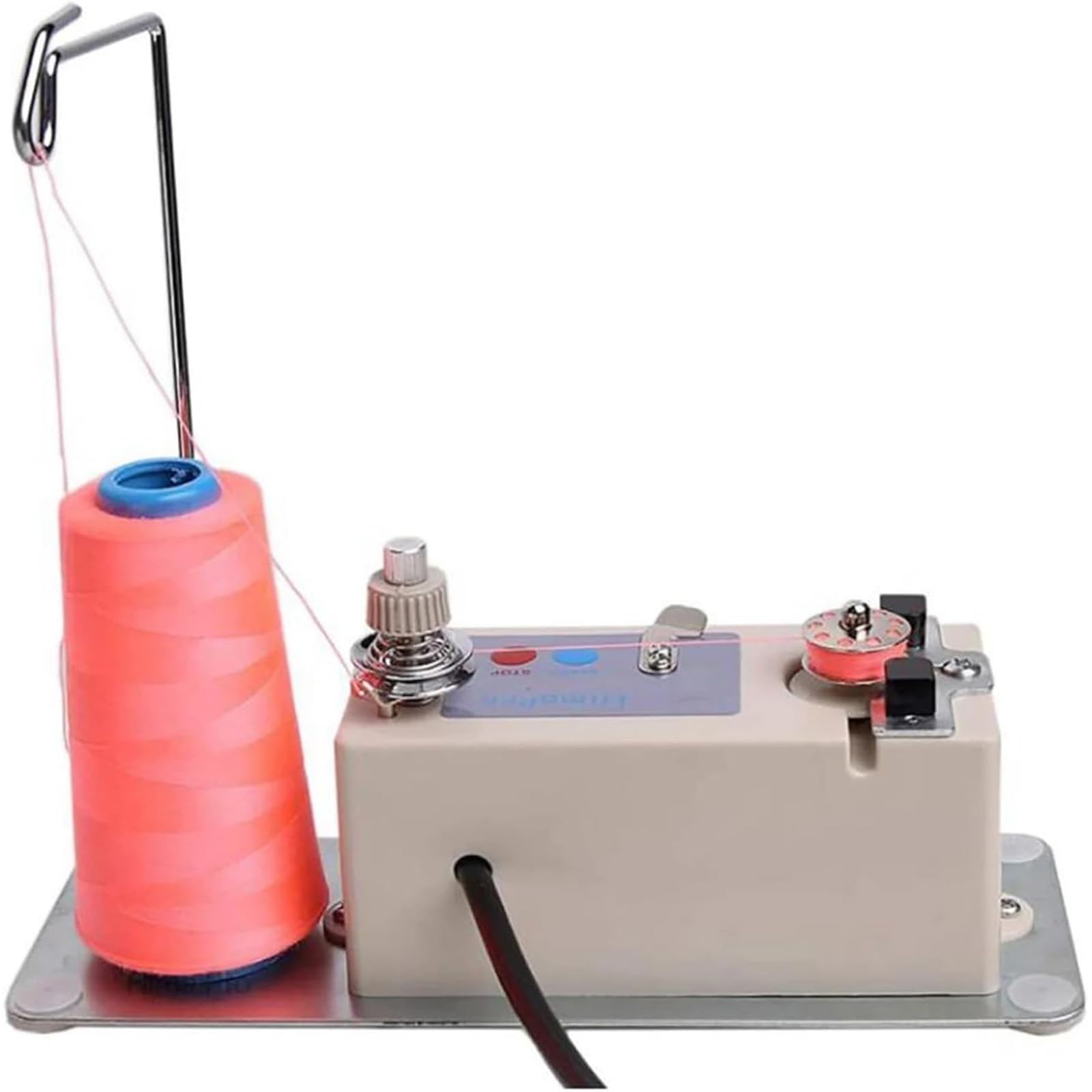 Eoweiot Automatic Bobbin Winder for Sewing Machines, Electric Sewing Machine Accessory for Home Use, Ideal for Craft Projects