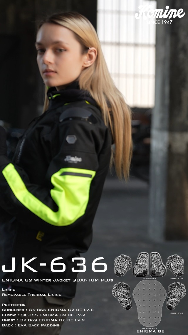 Amazon | コミネ(KOMINE) 2025モデル バイク用 07-636 JK-636 エニグマ