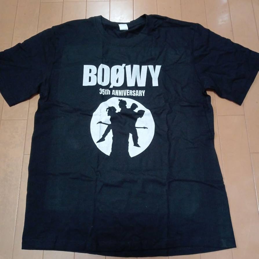 BOØWY Tシャツ　当時物　新品・未使用品 Amazon.co.jp: BOOWY 35th ANNIVERSARY サイズM Tシャツ : おもちゃ