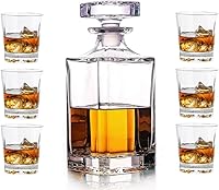 Vista 15 de Juego de 6 vasos de whisky de cristal de alta calidad, grandes sin plomo, vasos de degustación de vidrio escocés para beber whisky irlandés