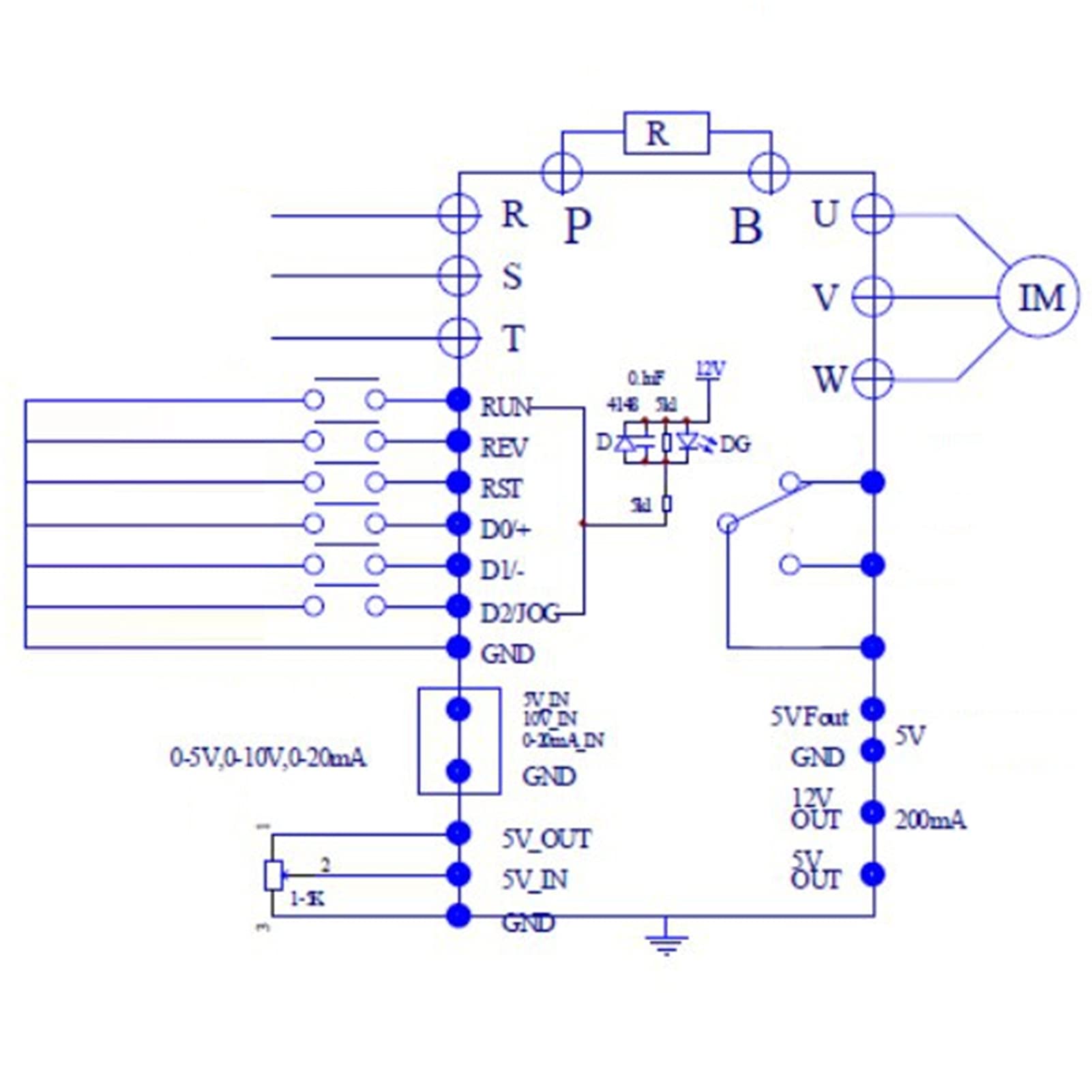 A2-3075 Frequenzumrichter 380 V Ausgang 7,5 KW Wechselrichter 3 Phasen VFD Motordrehzahlregler Zur Drehzahlregelung