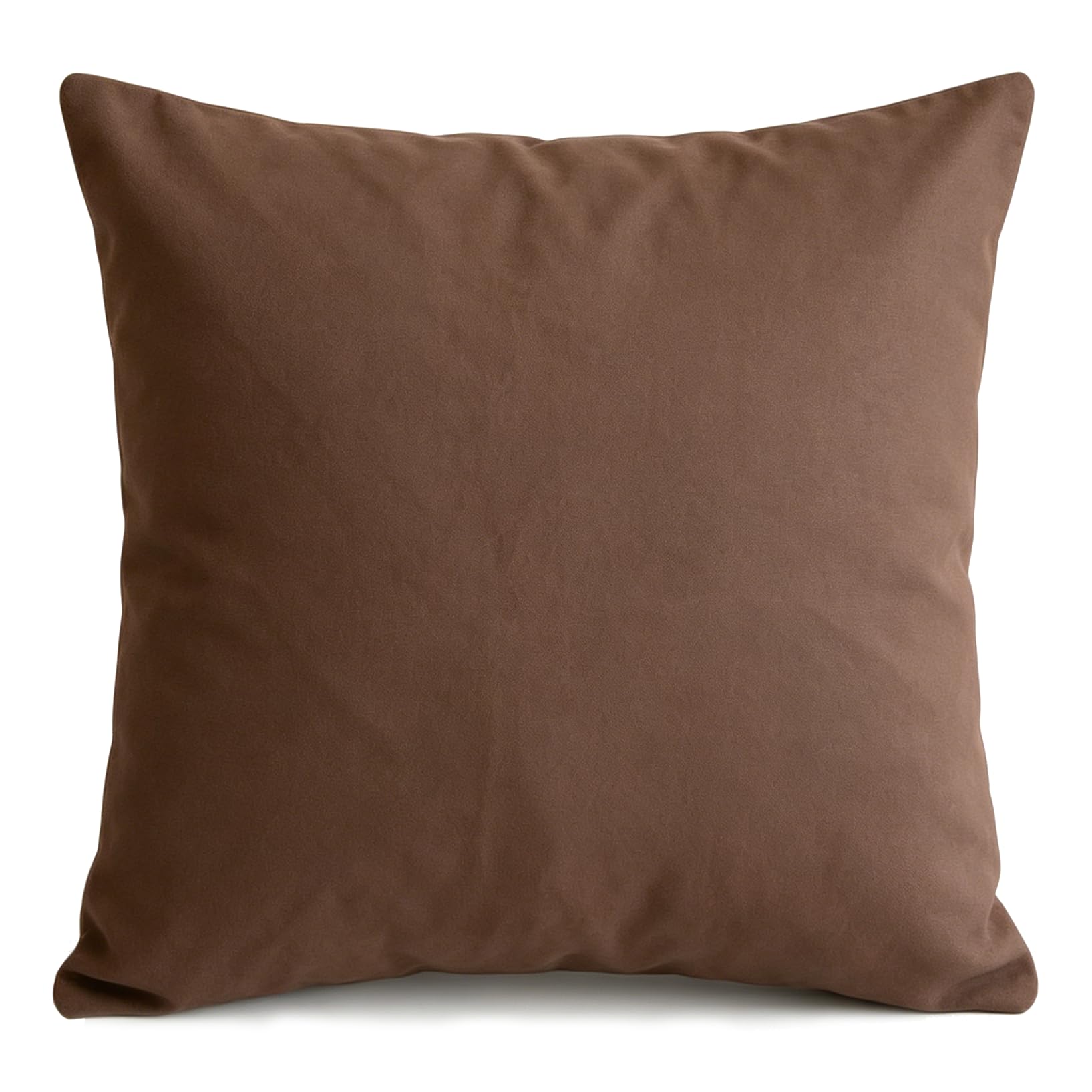 Brown Throw Pillow Cover, Decor Cushion Cases for Sofa Chair Couch, 45*45cm