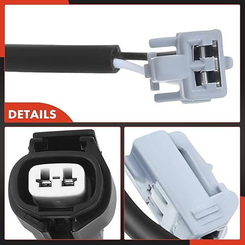 Miniatura 7 de A-Premium Juego de 2 mazos de cables para sensor de velocidad de rueda trasera ABS compatible con modelos Toyota, Lexus, Camry 2009-2013,
