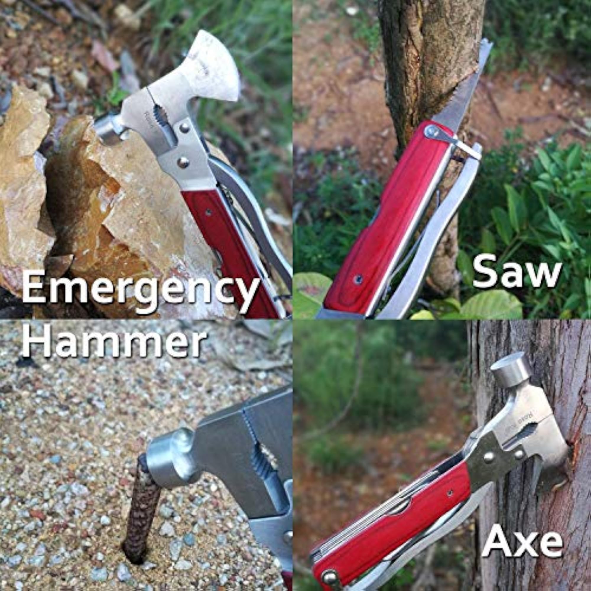 Portable 12 in 1 Utility Hammer Tool Kit